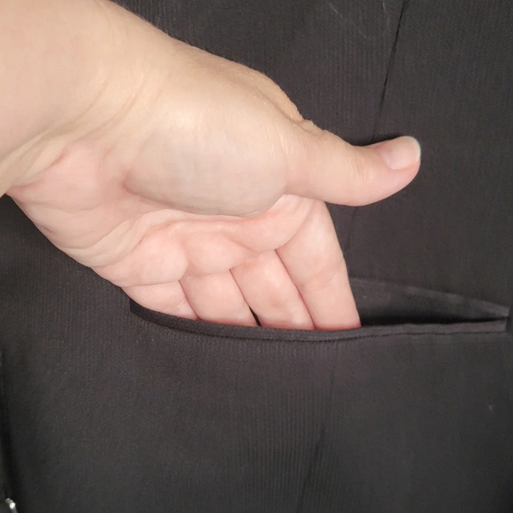 Unbranded Vest Mens 2XL‎ Black Double Breasted Formal Waistcoat Cinch Back